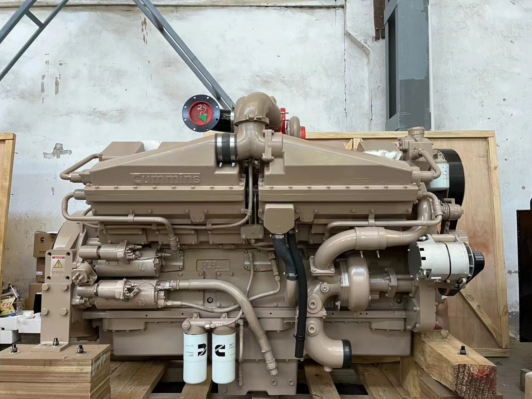 QSK60 дизельный двигатель сборка