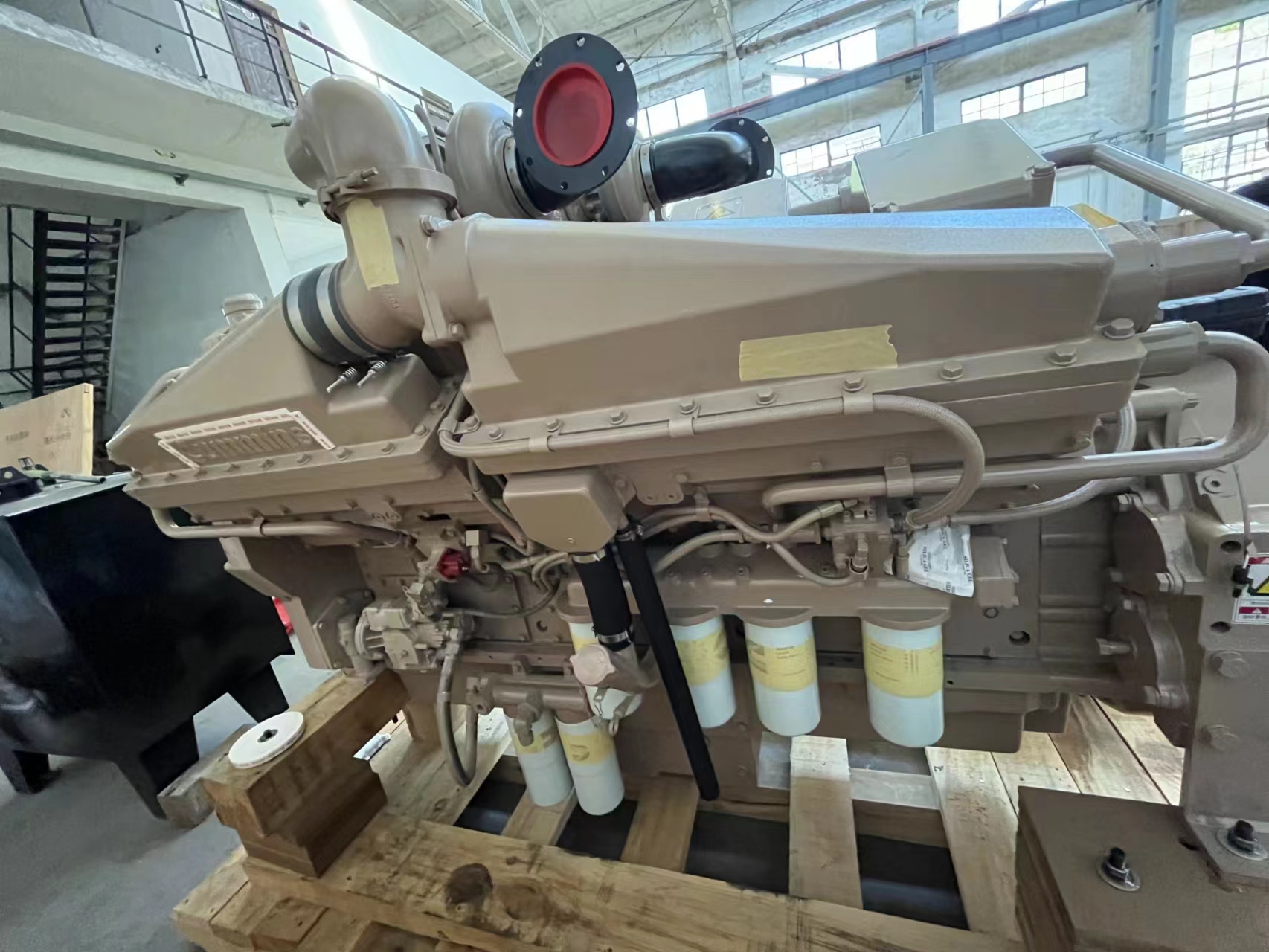 QSK60 дизельный двигатель сборка